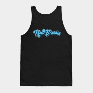 New Paris Ohio I love OHIO Cool Text For State of Ohio Tank Top